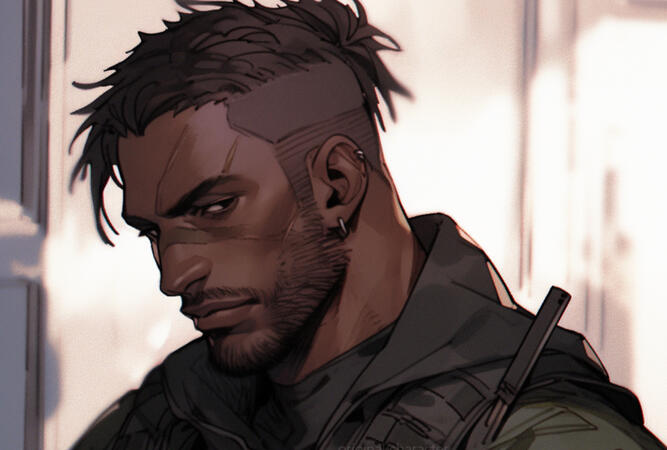 Commanding | Protective | Chauvinistic | brave